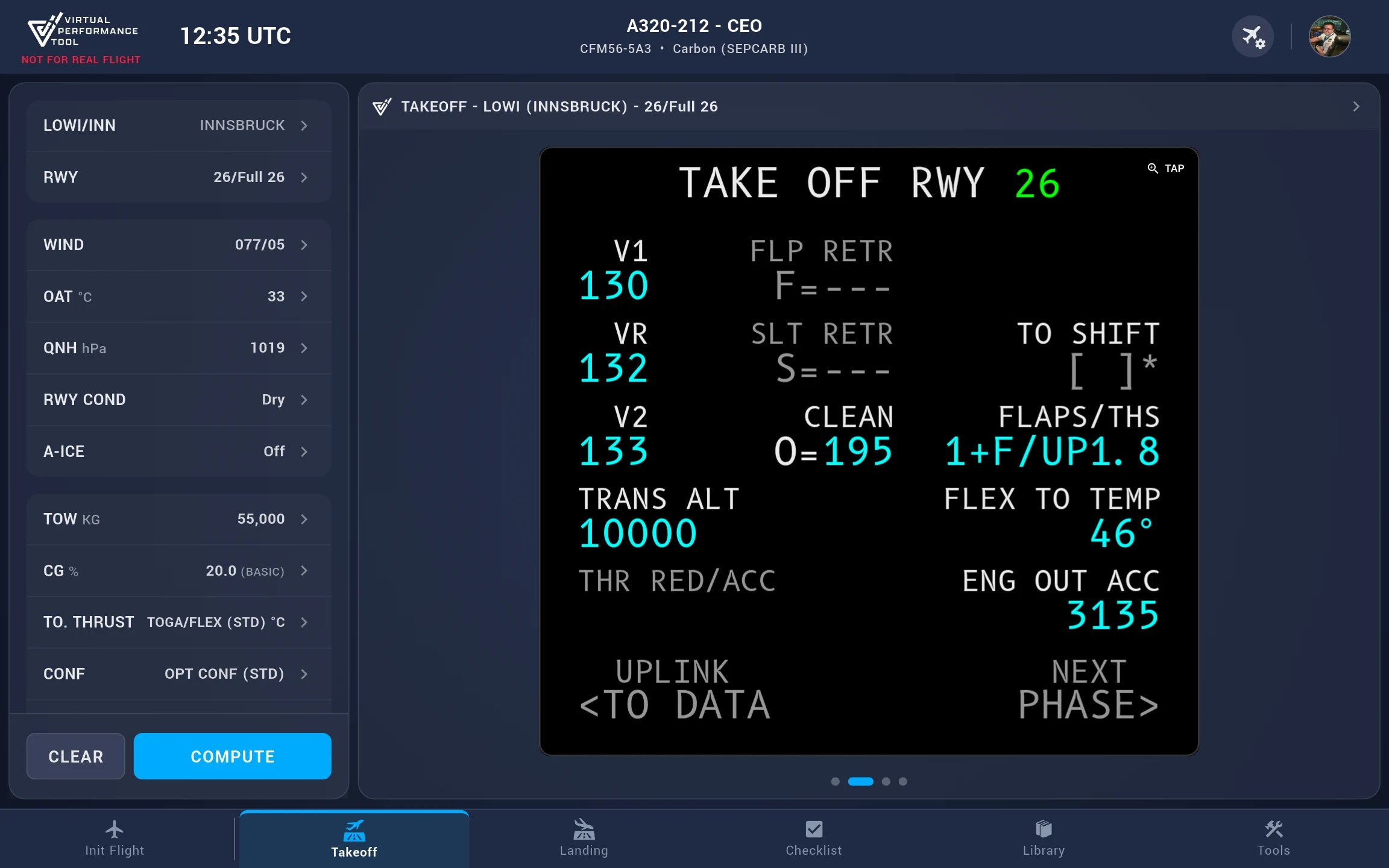 Virtual Performance Tool screenshot