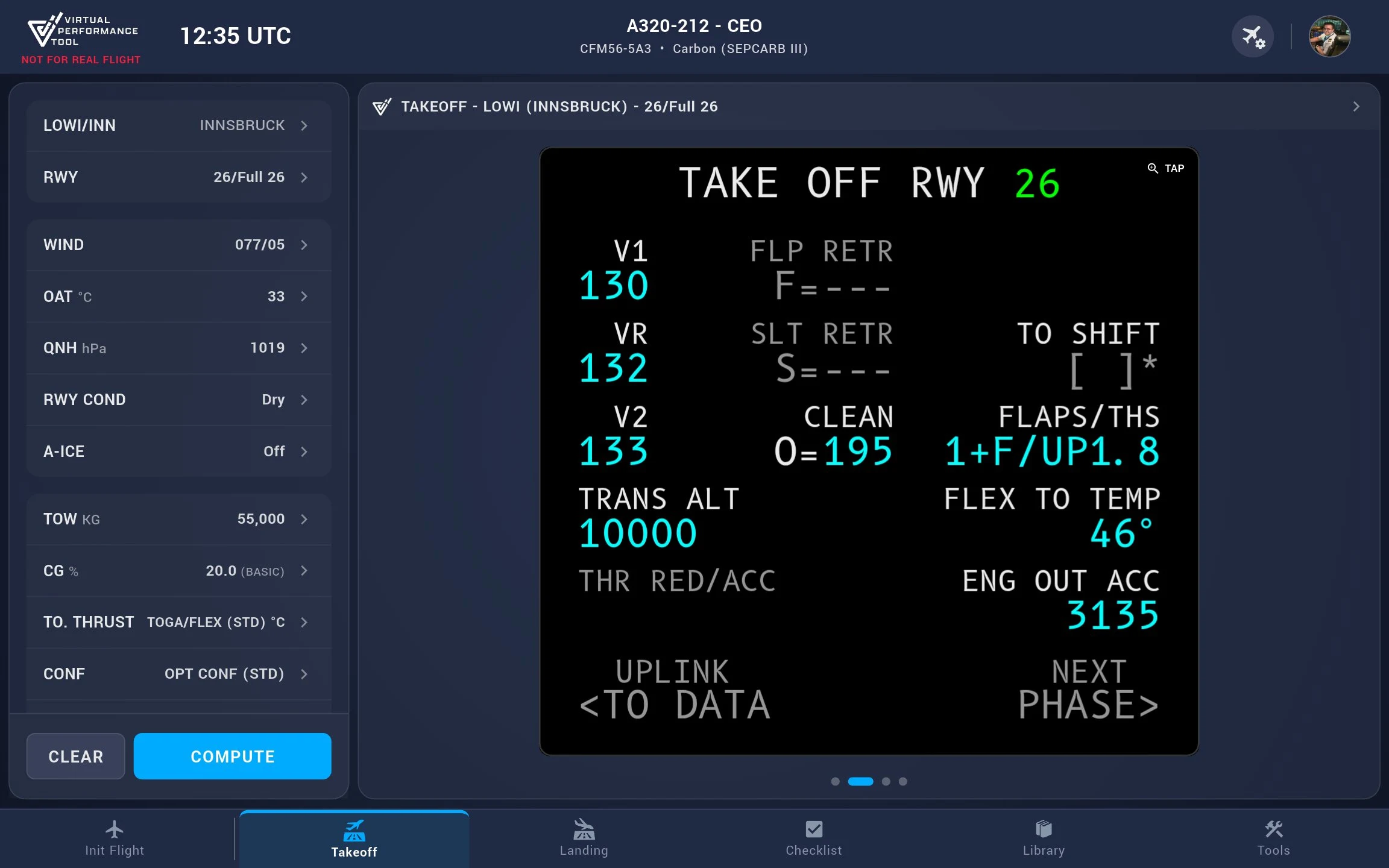 Virtual Performance Tool screenshot