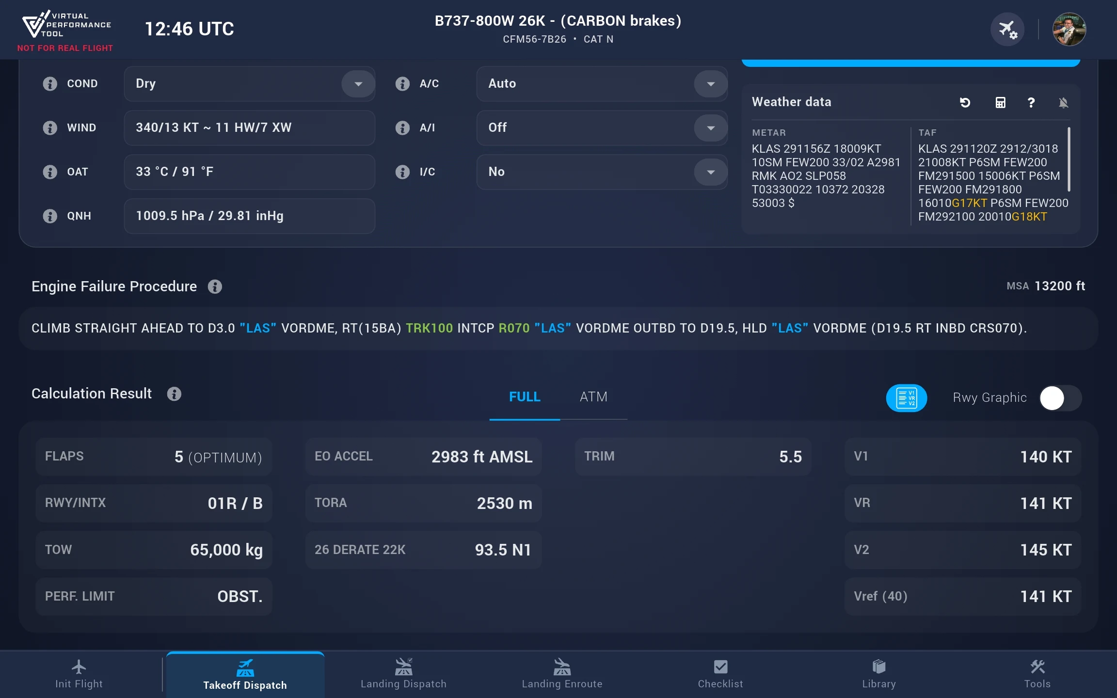 Virtual Performance Tool screenshot